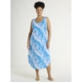 thumbnail image 1 of Terra and Sky Women's Plus Size Cotton Knit Tank Dress, 1 of 4