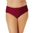 thumbnail image 1 of Terra and Sky Women's Plus Size Mid Rise Bikini Swim Bottom, 1 of 3