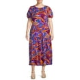 thumbnail image 1 of Terra and Sky Women's Plus Size Tiered Maxi Dress, 1 of 5