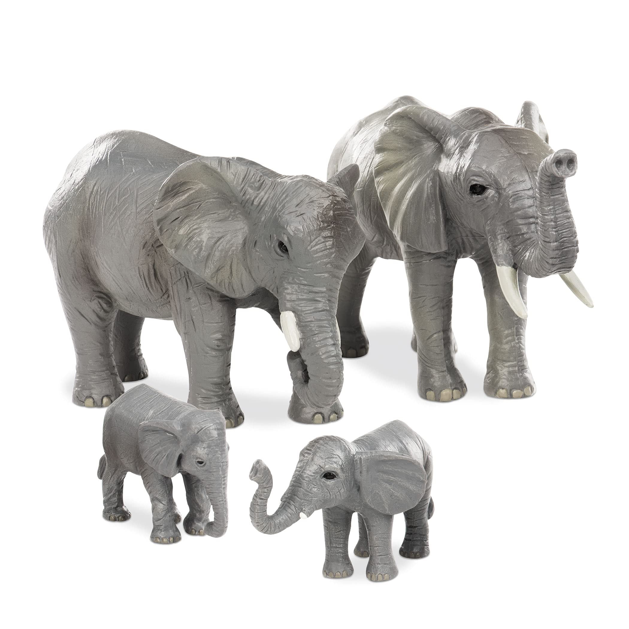Terra by Battat African Elephant Family Miniature Elephant Animal Toys for Kids 3 Years Old Up 4 Pc Walmart