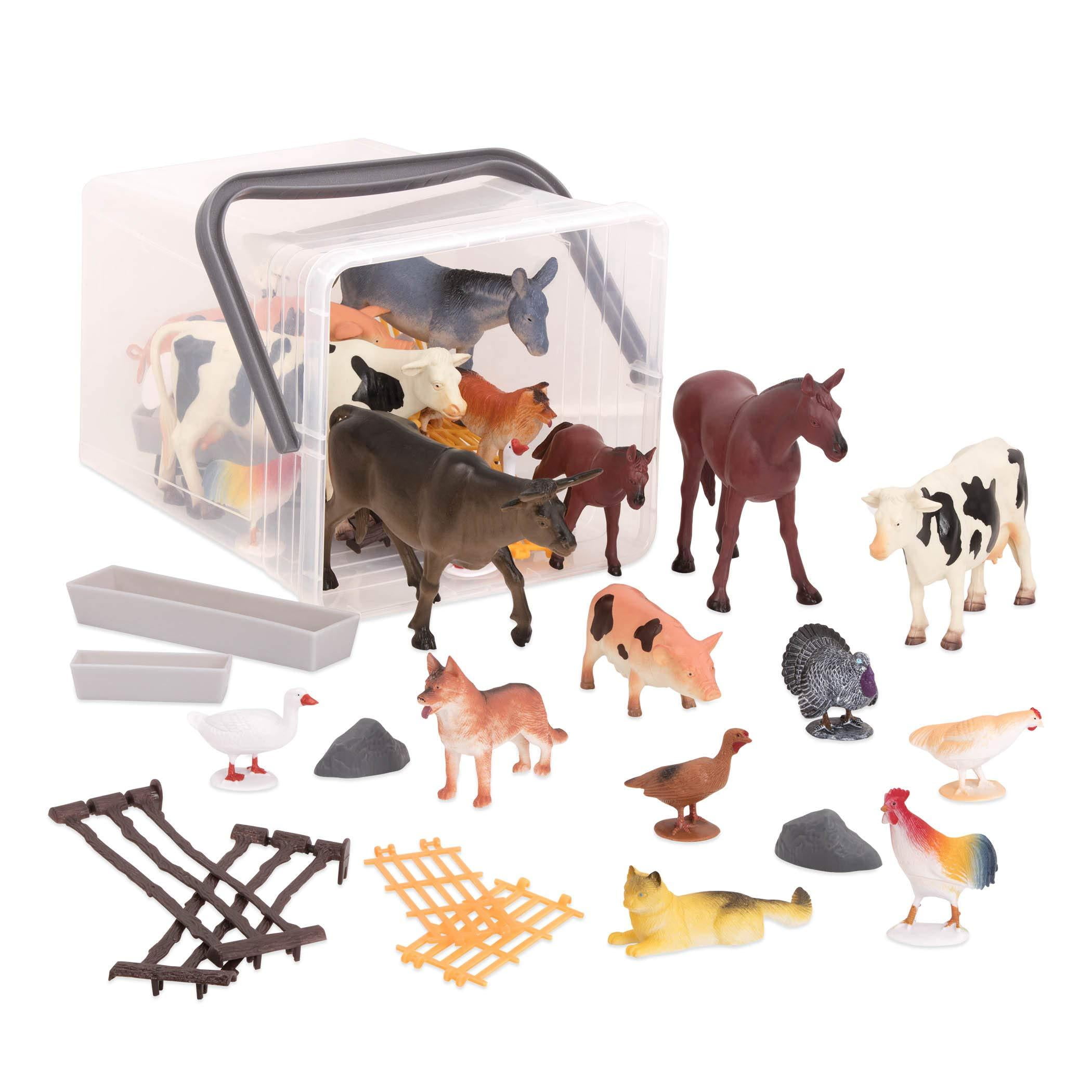 Terra by Battat Ai Realistic Farm Animal Toys Figurines for Kids 3 60 Pc Walmart