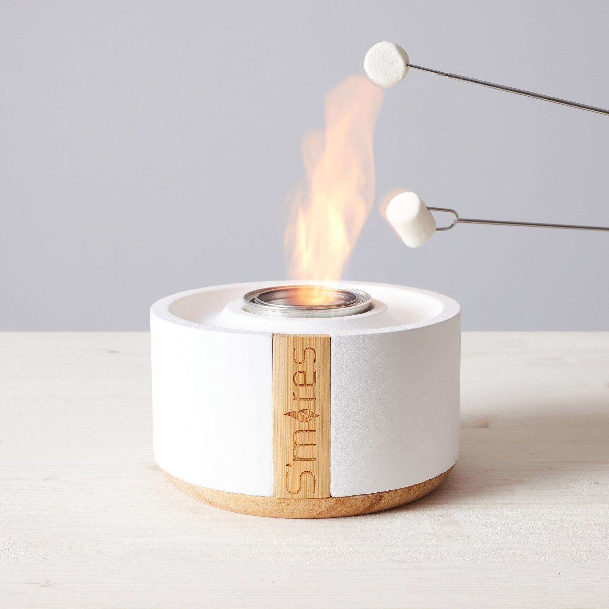 Terra Flame Portable Indoor Outdoor Gel S'mores Roaster, Tabletop
