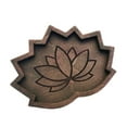 thumbnail image 1 of TerraHaven Lotus Wooden Crystal Mini Tray, Multi-Purpose Decor for Jewelry Key Organizer, 1 of 4