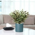 thumbnail image 1 of Pxyqht Realistic Fake Flowers Olive Tree Branches, Artificial Plants with Green Stems and Magnolia Leaves for Home Decoration, 1 of 9