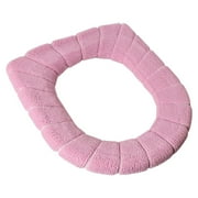 TerraHaven Thickened Universal O-Shaped Toilet Seat Cushion - Comfortable, Easy-Clean & Splash-Proof with Nordic Style for Round & Elongated Toilets
