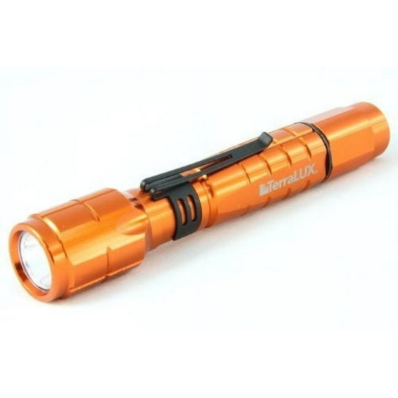 TerraLUX TLF-3002AA-OR LightStar 300 Lumen Orange Aluminum LED Flashlight