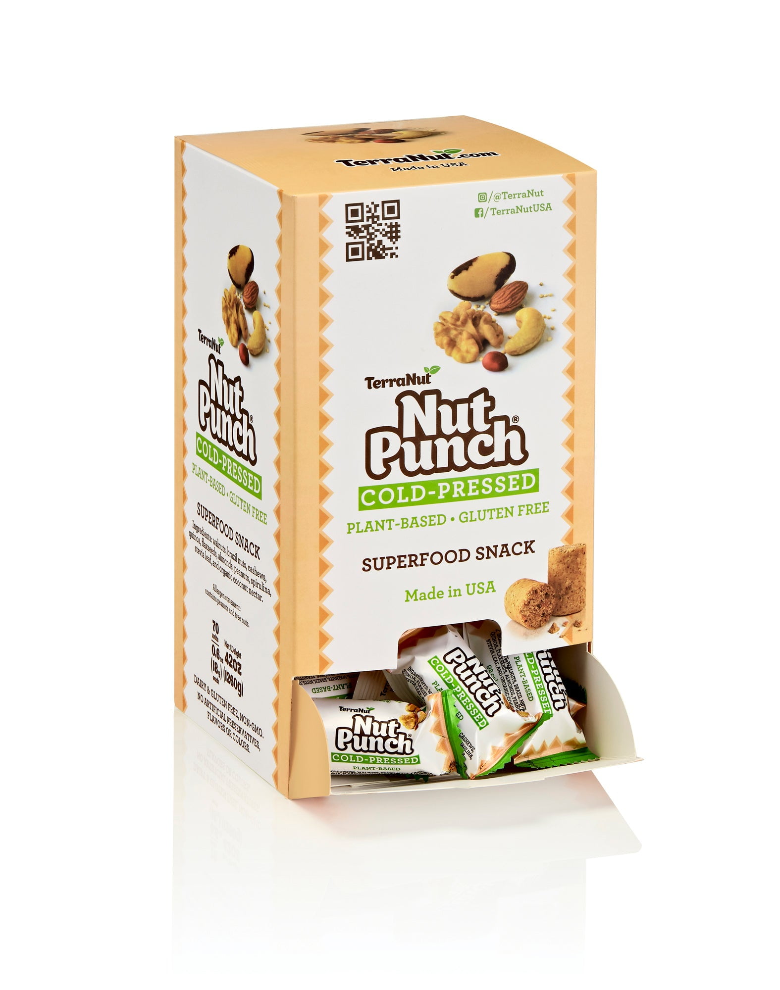 TerraNut Nut Punch, The original superfood punch! An 11ingredient bar
