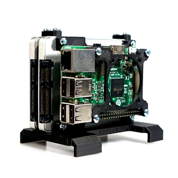 TerraPi Raspberry Pi SSD Case / RPi NAS Server Case with Fan Mount