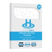 TerraSlate Waterproof Paper | Hydronote 54lb Bond | 8.5 x 11 Letter Size | Waterproof and Rip-Resistant Blank Copy Paper | 1000 Sheets