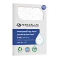 thumbnail image 1 of TerraSlate Waterproof Rip-Proof Paper, 5 MIL 8.5" x 14", Legal Size, White,100 Sheets I Rain/Weather/Rip-Proof Printing, Laser Printer and Laser Copier Compatible, 1 of 10