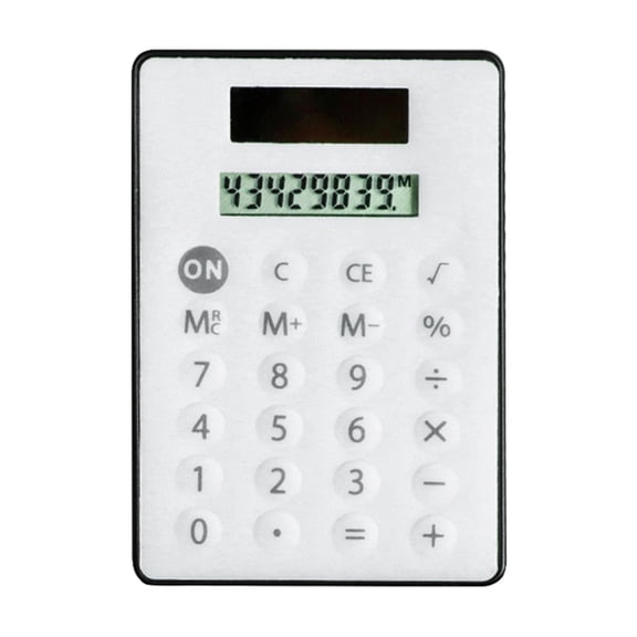 TerraVbie Calculator 8-Digit Mini Solar Quiet Keypad for School and Office