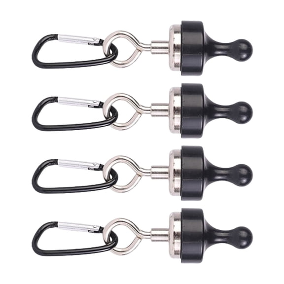 TerraVbie Magnetic Canopy Clips 4-Piece Magnetic Tent Clips for Camping Light Hanging