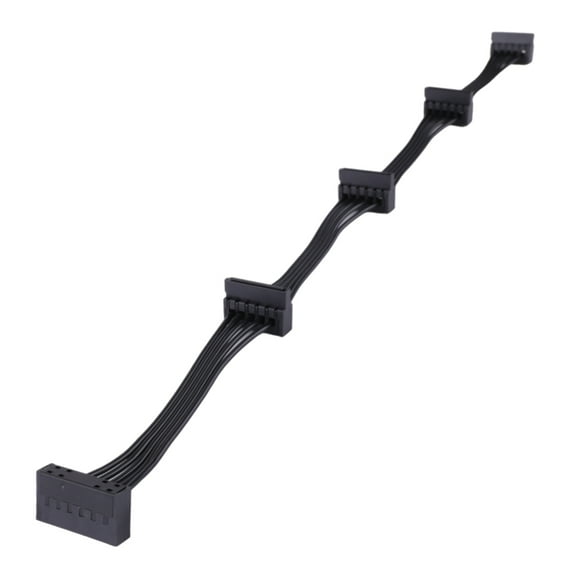 TerraVbie SATA Power Cable 1-to-4 Split 15-Pin High-Speed Data Sync for SSD and Desktop PC Upgrades