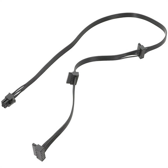 TerraVbie SATA Power Cable 6-Pin High-Speed Data Sync for SSD and Desktop PC Upgrades