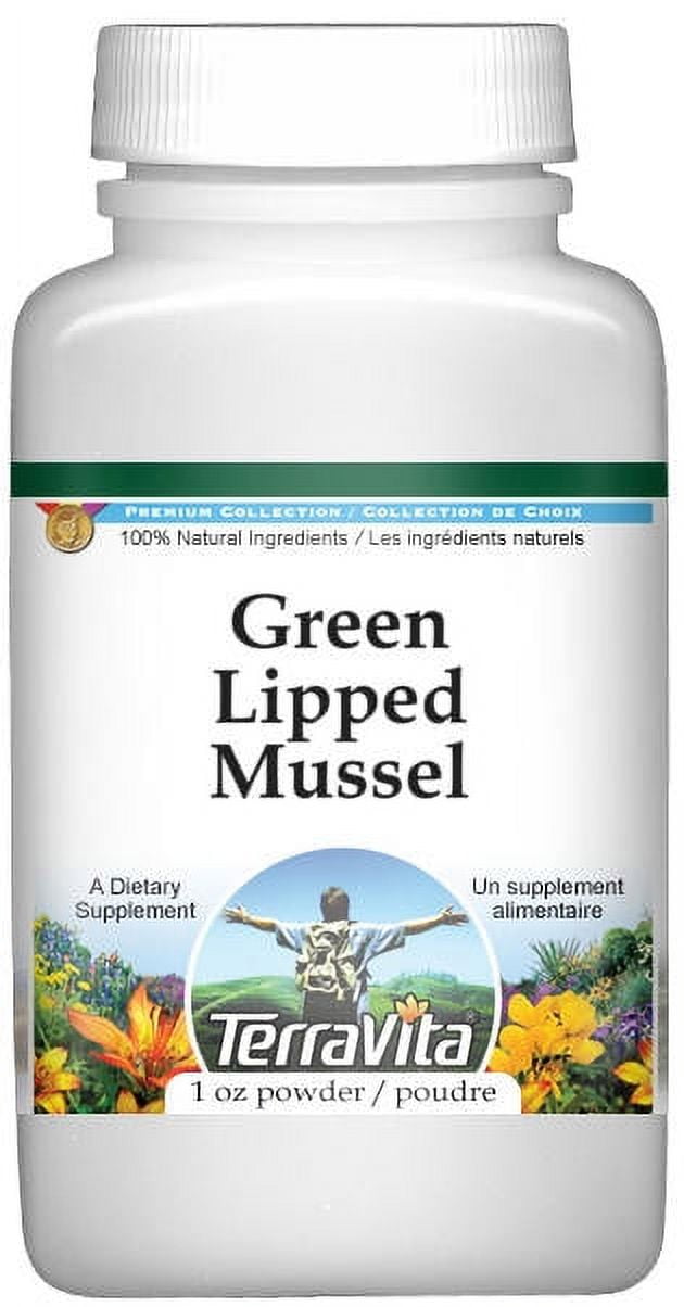 TerraVita Green Lipped Mussel Powder, (1 oz, 1-Pack, Zin: 520363)