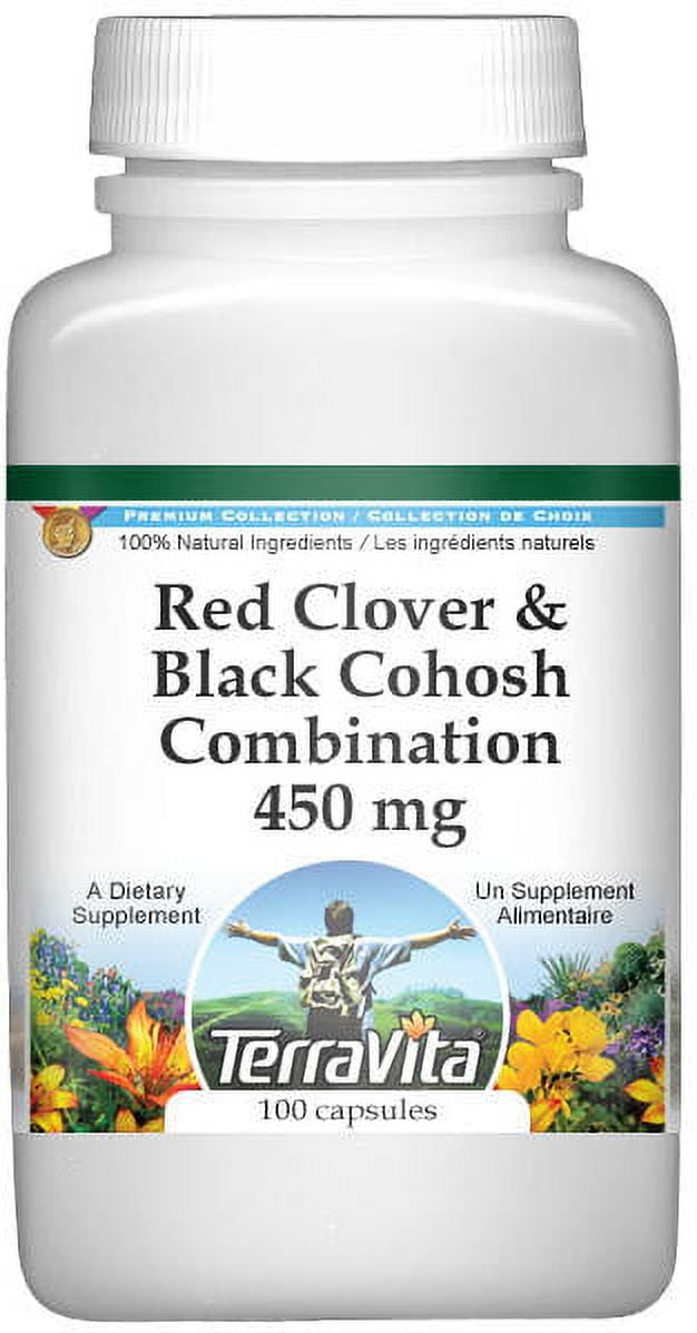 TerraVita Red Clover and Black Cohosh Combination 450 mg, (100