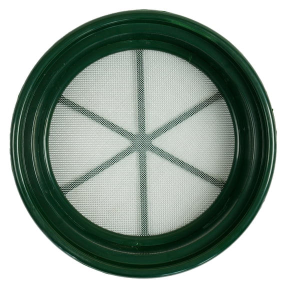 TerraX 13” Gold Sifting Classifier - 1/12” Mesh, USA Made, Green