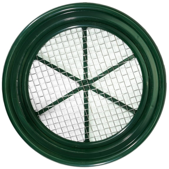 TerraX 13” Gold Sifting Classifier - 1/2” Mesh, USA Made, Green