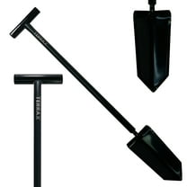 TerraX Master Digger - 34" Root/Sod Shovel with 6" T-Handle - Ideal for Landscaping, Gardening, Relic Hunting, Metal Detecting