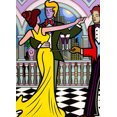 thumbnail image 1 of Nifao Terrace Dancing, Art by Jozza – Acrylic Painting, Wall Art Ready to Hang, 32"L x 44"W x 1"H, 1 of 1