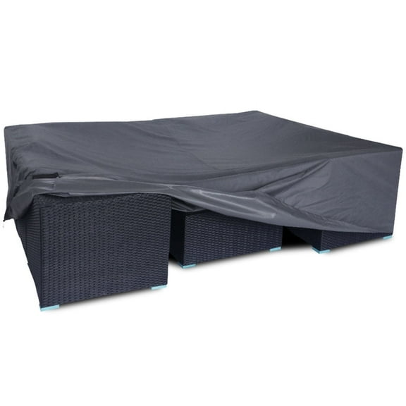 Premium Outdoor Furniture Covers - Heavy Duty Waterproof Patio Furniture Protectors for Sectional Sofa & Table, Gray