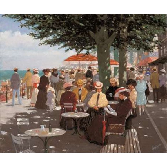 Terrace I Poster Print by Carel van Rooijen (10 x 12)