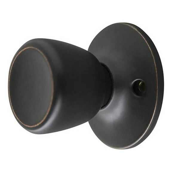 Design House Terrace Interior Non-Turning One-Sided Dummy Door Knob, Oil Rubbed Bronze
