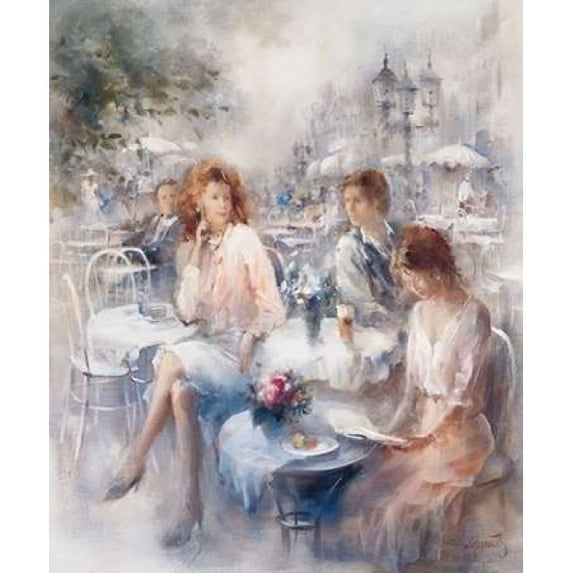 Terrace Poster Print by Willem Haenraets (10 x 12)