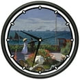 thumbnail image 1 of Terrace Sainte Andresse  Design Wall Clock | Precision Quartz Movement | Décor For School Class Office Bedroom Decoration, 1 of 1
