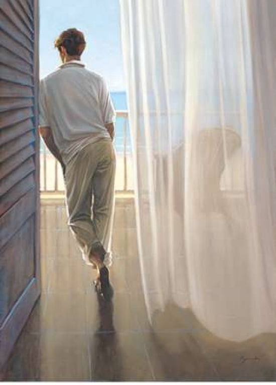 Terrace View Canvas Art - Brent Lynch (20 x 28)