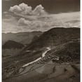 thumbnail image 1 of Terraced Fields And Roadway In A Mountainous Region Of Yunnan Province In China. A Military Vehicle Drives In The, 1 of 2