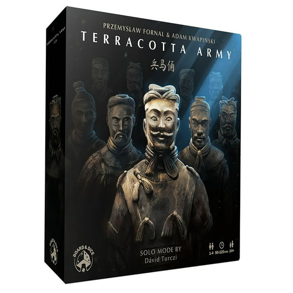 Terracotta Army - Strategy Ancient Empire Board Game, Ages 14+, 1-4 Players, 90-120 Min