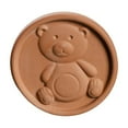 thumbnail image 1 of Terracotta Brown Sugar Bear Keeper and Saver Brown Disc Sugar Sugar Brown E3H7, 1 of 9