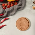 thumbnail image 1 of Terracotta Brown Sugar Keeper, Handmade Embossed Clay Brown Sugar Saver Disc, Reusable Moisture Keeper to Soften & Keep Brown Sugar Fresh, 1 of 5