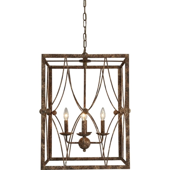 Terracotta Cira French Country Chandelier