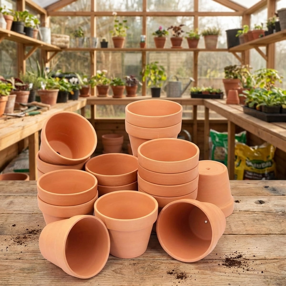 plastic plant boxes Garvee 4Pcs Plastic Plant Box with Metal Trellis
