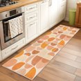Sunset Rectangle Photo Terracotta Semicircles Rectangle Area Rug 2x6ft Boho Art Modern ...