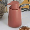 thumbnail image 1 of Terracotta Stoneware Lotion Dispenser, 14 fl oz - Embrace Rustic Charm and the Earthy Tones of Terracotta - Elevate Your Vanity Décor at Its Finest, 1 of 6
