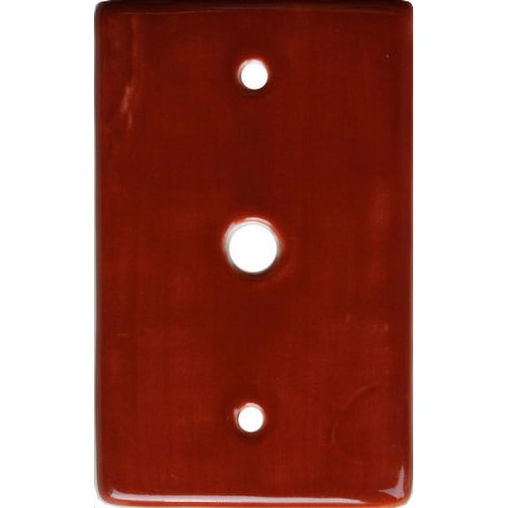 Terracotta Talavera Ceramic TV Wall Plate