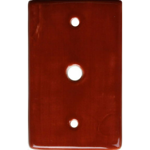 Terracotta Talavera Ceramic TV Wall Plate