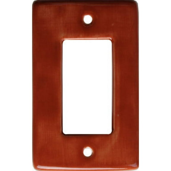 Terracotta Talavera Single Decora Switch Plate