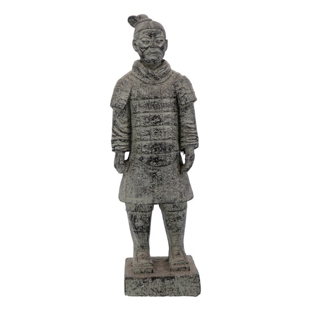 Terracotta Warrior Statue 23 inch Ancient Traditional Terra Cotta Army Sculpture China Qin