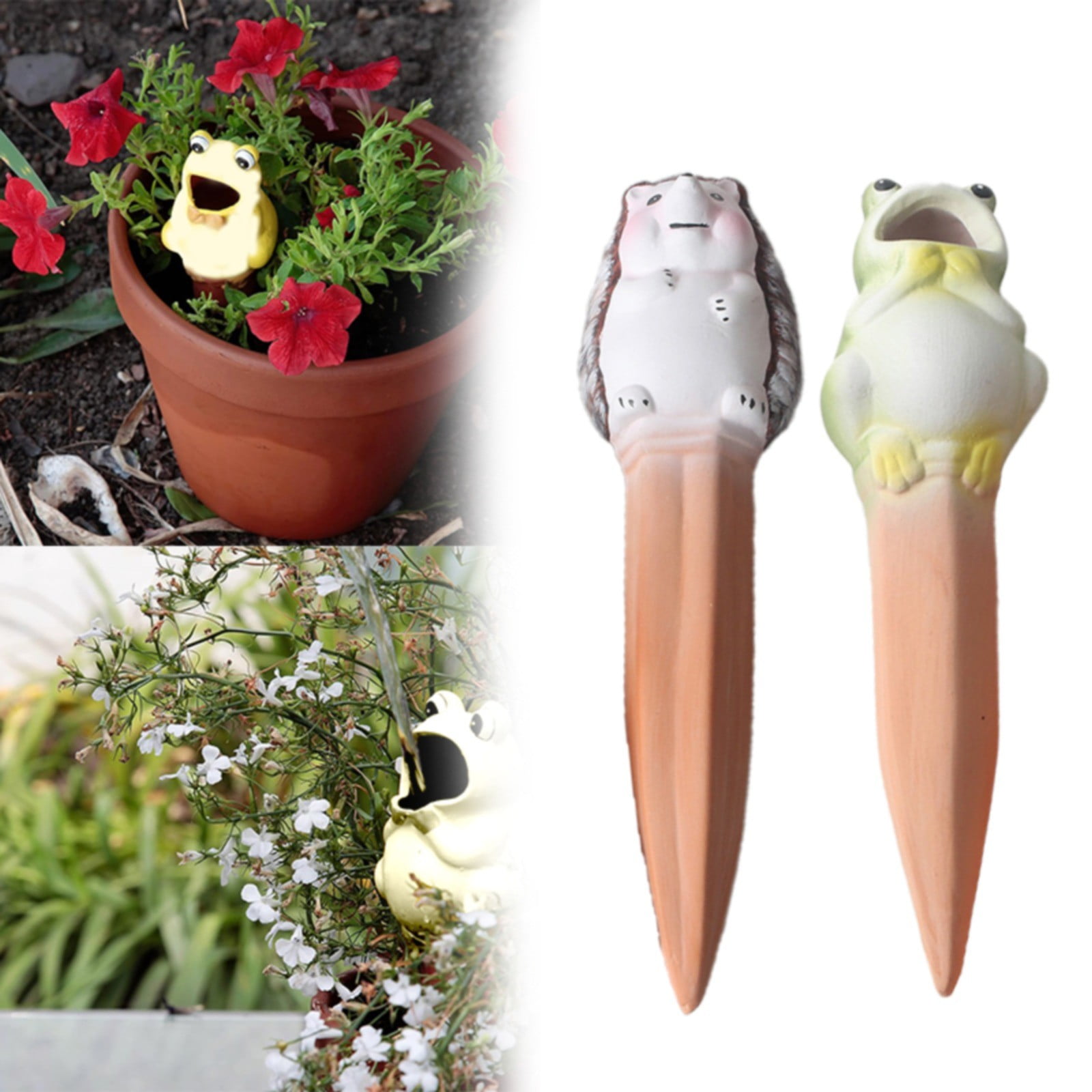 Terracotta Watering Spikes, Plant Self Watering Devices for Vacation