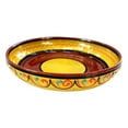 thumbnail image 1 of Terracotta Yellow, Serving Dish - Hand Painted From Spain, 1 of 4
