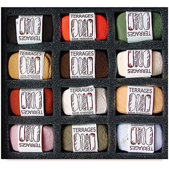 Terrages Pastels by Diane Landscape A Set of 12$$Art & Craft
