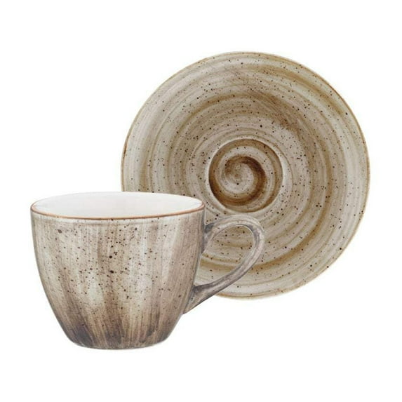 Terrain Bistro 3 oz. Espresso Cup+Saucer Set for 4