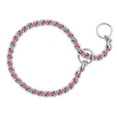 thumbnail image 1 of Terrain D.O.G. Laced Chain Slip Collar, 3.9mm x 24", Pink & Grey, 1 of 1