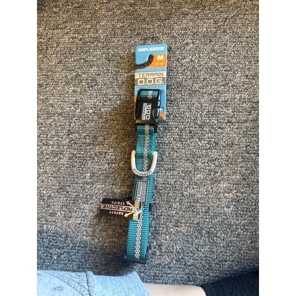 Terrain D.O.G. Reflective Snap-n-Go Collar Blue Bay/Dark Gray 13" - 19" (Sell out)