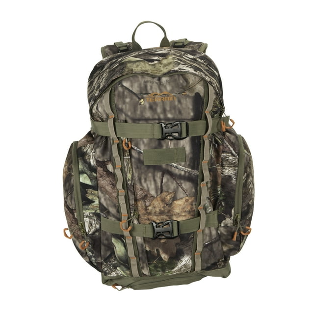 Terrain Knoll Day Pack by Allen in Olive and Mossy Oak Break-Up Country, L, Adjustable & Breathable