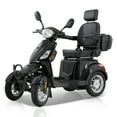 thumbnail image 1 of All Terrain Mobility Scooters for Seniors & Adults 500lbs Capacity - Electric Powered Wheelchair Device - 600W Heavy Duty Medical Mobility Scooter for Travel, Elderly-Full LED Lighting- Black, 1 of 8